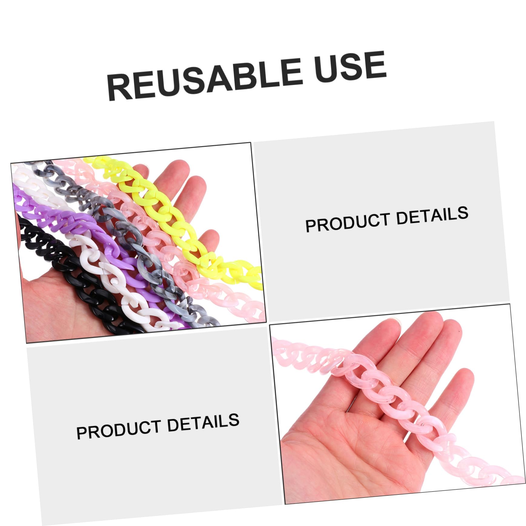 FRCOLOR Brille Maskenkette Kette Zum Aufhängen Der Maske Schutzmaskenhalter Maskenband Seil Zum Aufhängen Der Maske Anti-lost-gesichtsabdeckungs-lanyard Maskenriemen Plastik