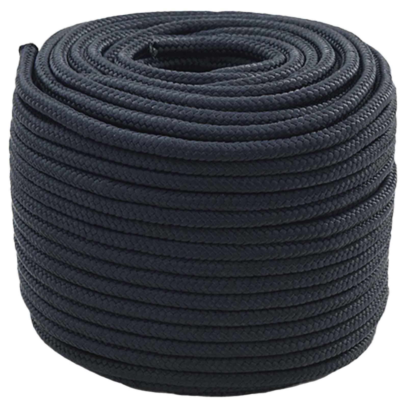 Polyester-Bootseil Königsblau 1,6 cm × 25 m | Wetterfest, UV-beständig, niedrigdehnend, robustes Polyester