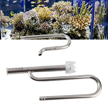 Joyzan Stainless Steel Lily Pipes, Inflow Outflow Oil Film Skimmer Pipe
