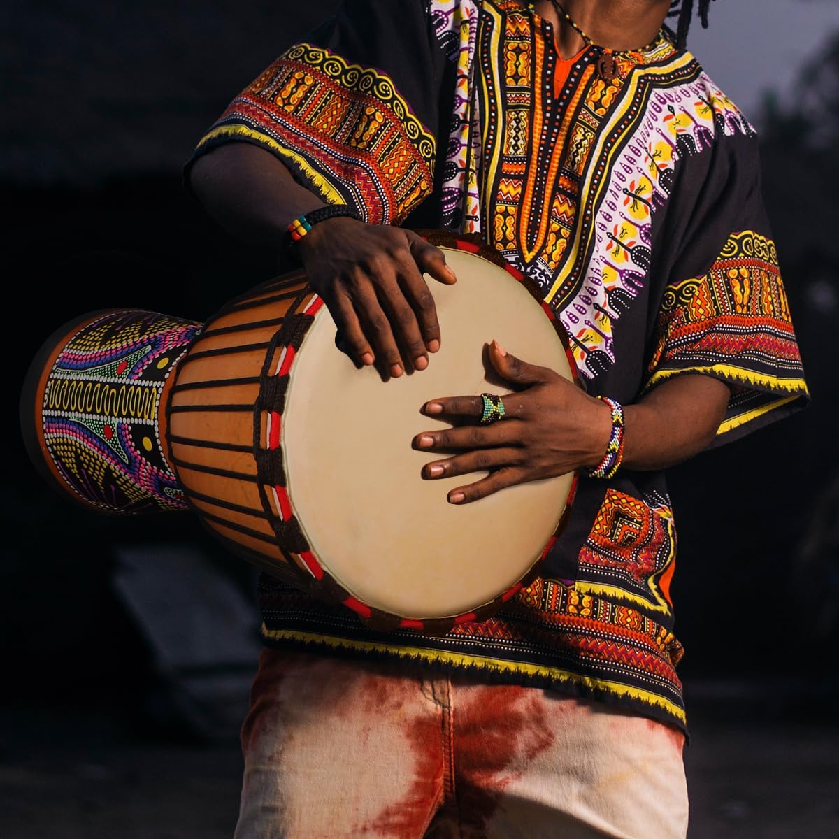 lotmusic African Djembe Drum 10" - Image 8