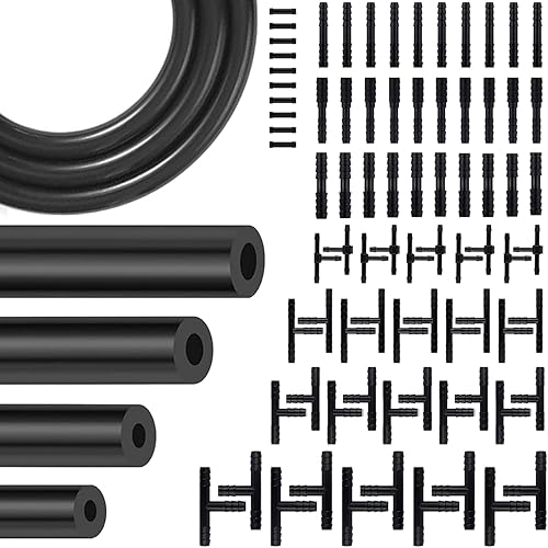 84 PCS Vacuum Lines Automotive Kit, 12FT Silicone Vacuum hoses