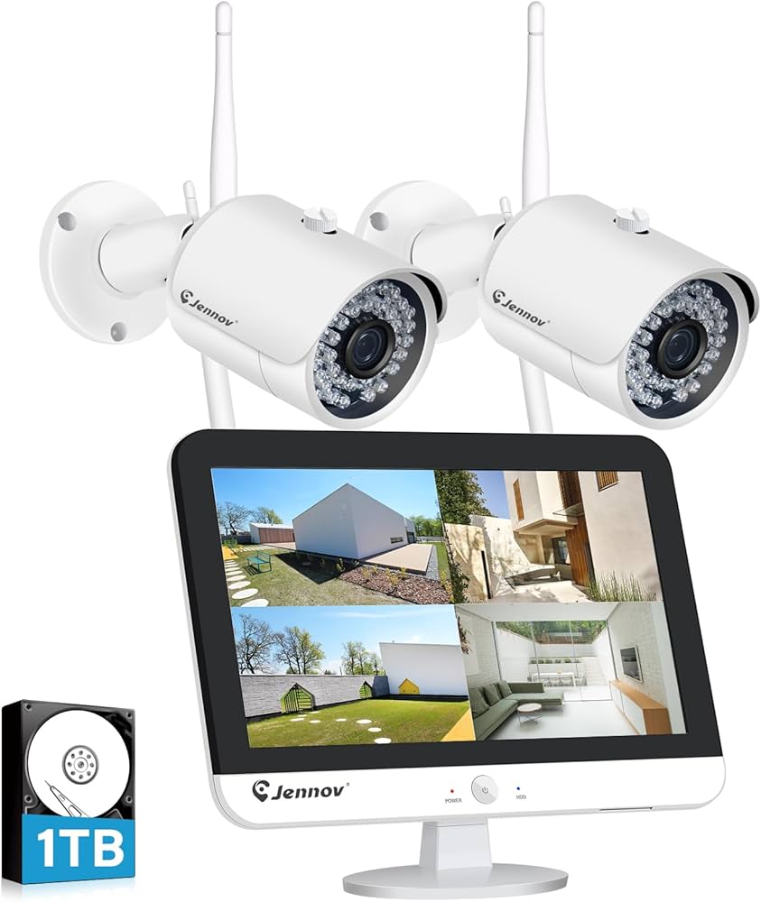 【新品】防犯カメラ 屋外 2台 モニター付500万画素　カラー Wi-Fi不要 Amazon.co.jp: 防犯カメラ ワイヤレス 屋外 500万画素 2台 家庭用 無線