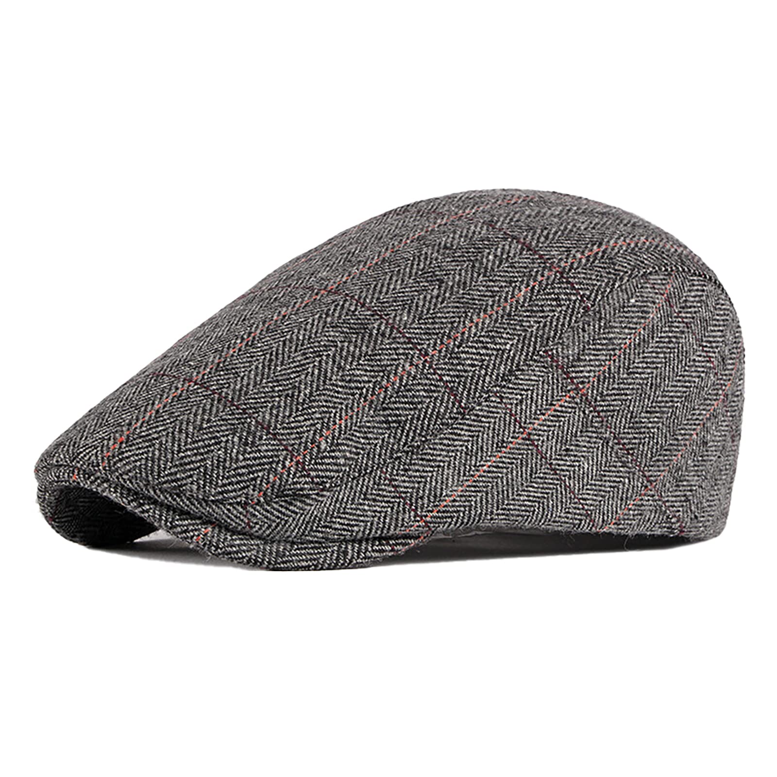 JAOAJ Flat Caps for Men Newsboy Hat Beret Hunting Cabbie Hat Irish Flat Caps UK Adjustable Grandad Hat