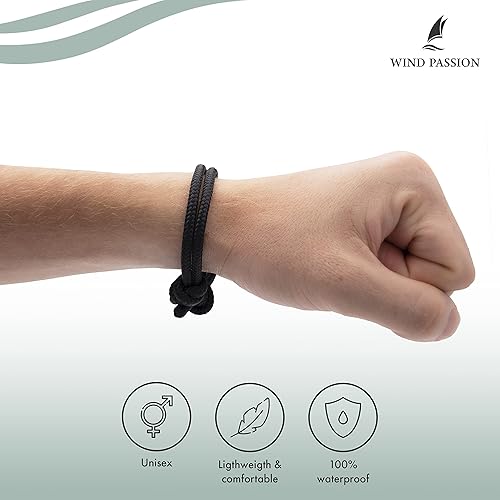 Miniatura 3 de Wind Passion Pulsera para hombre con cuerda mono con estilo náutico trenzado