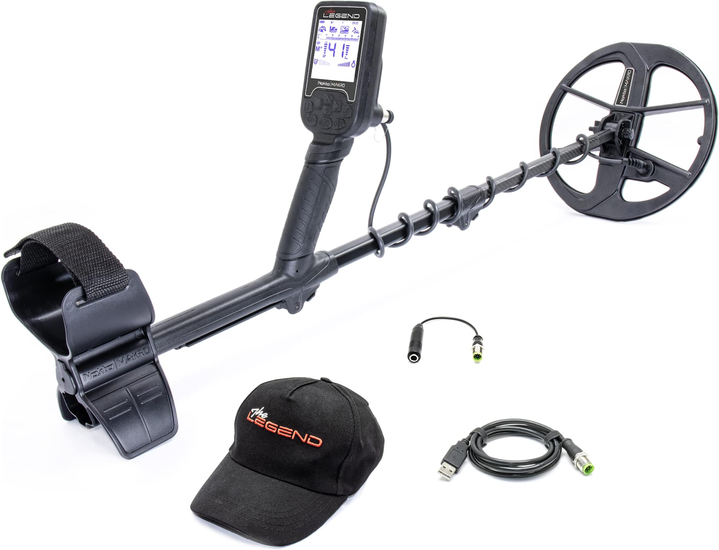 Nokta The Legend Metal Detector, Professional Waterproof Detector for Adults with 11" Search Coil