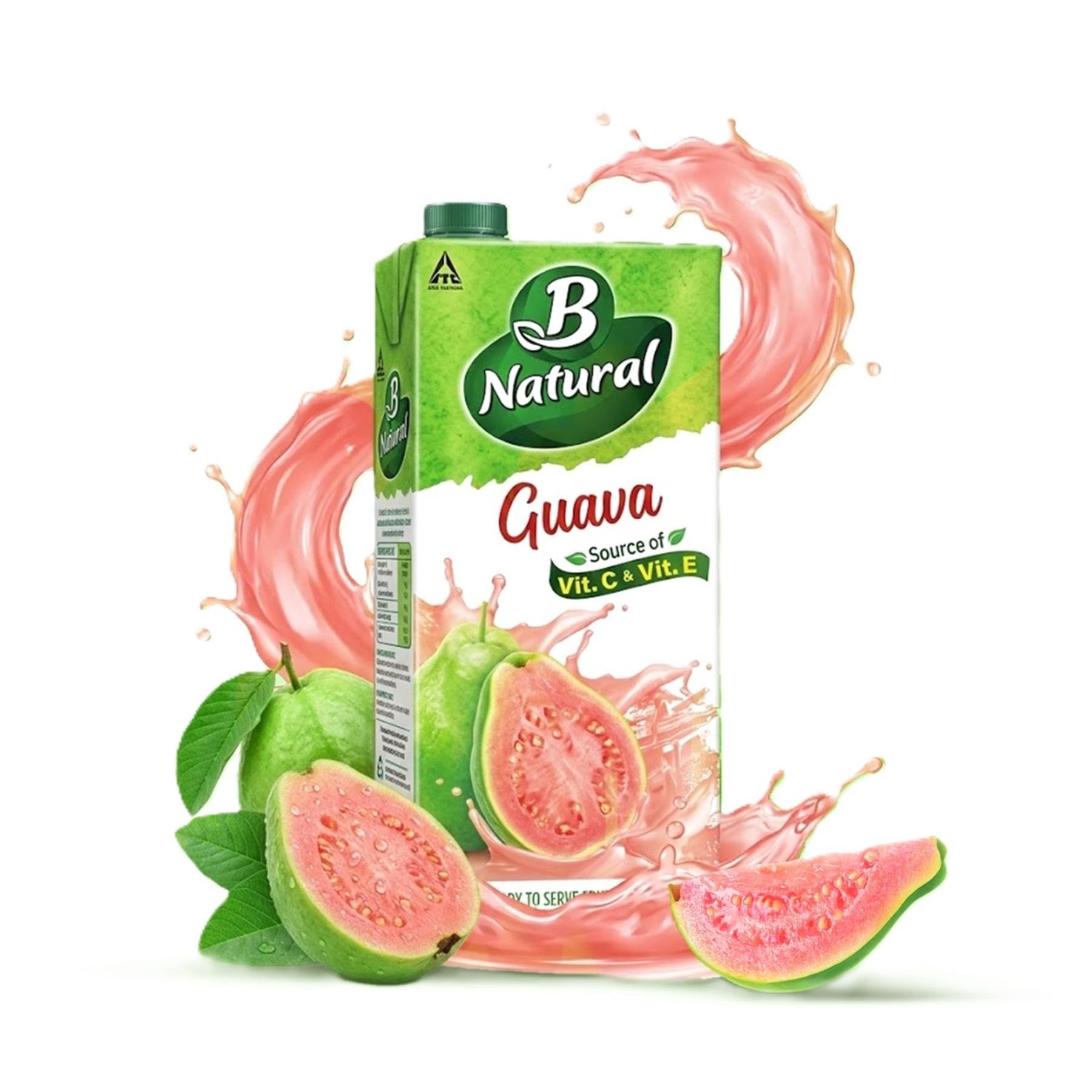 B Natural Guava Juice 1Ltr