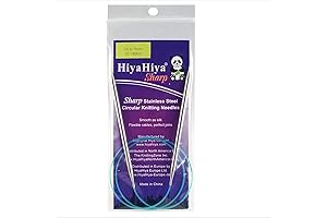 HiyaHiya Sharp Circular Knitting Needles for Seamless Stitching