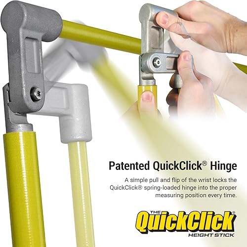 Miniatura 17 de QuickClick Extended Plus Barra de medición de altura de carga - Mide hasta 20 pies - Mide tu carga antes de salir a la carretera