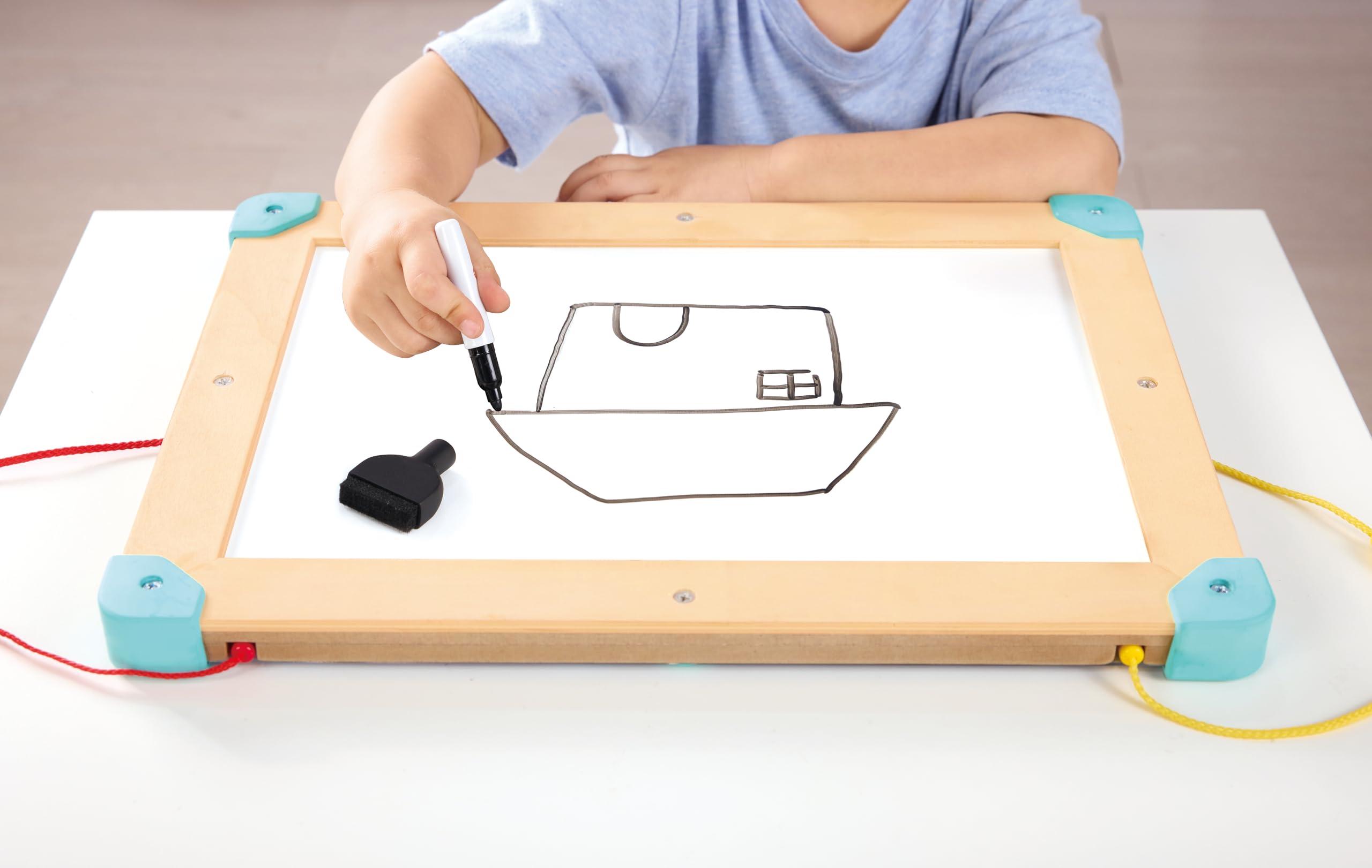 Hape Space Maze and Tangram Board, Multicolor, Compact - Image 4