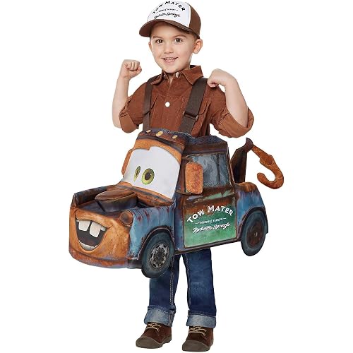 Spirit Halloween Cars Toddler Mater Ride-Along Costume | Officially Licensed | Disney | Pixar | TV and Movie Costume