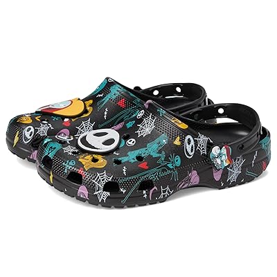 Crocs Jack Skellington Nightmare Before Christmas Classic Clogs Clog Shoes Multi/Black