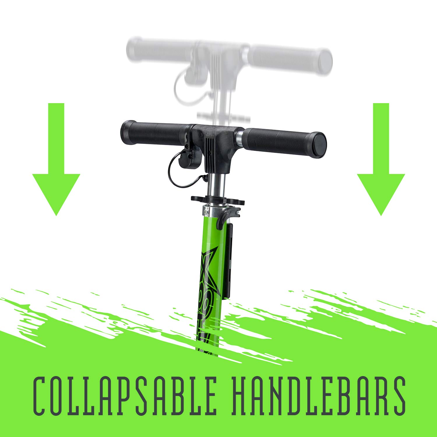 Xootz Kids Elements Electric Folding Scooter with LED Light Up Wheel