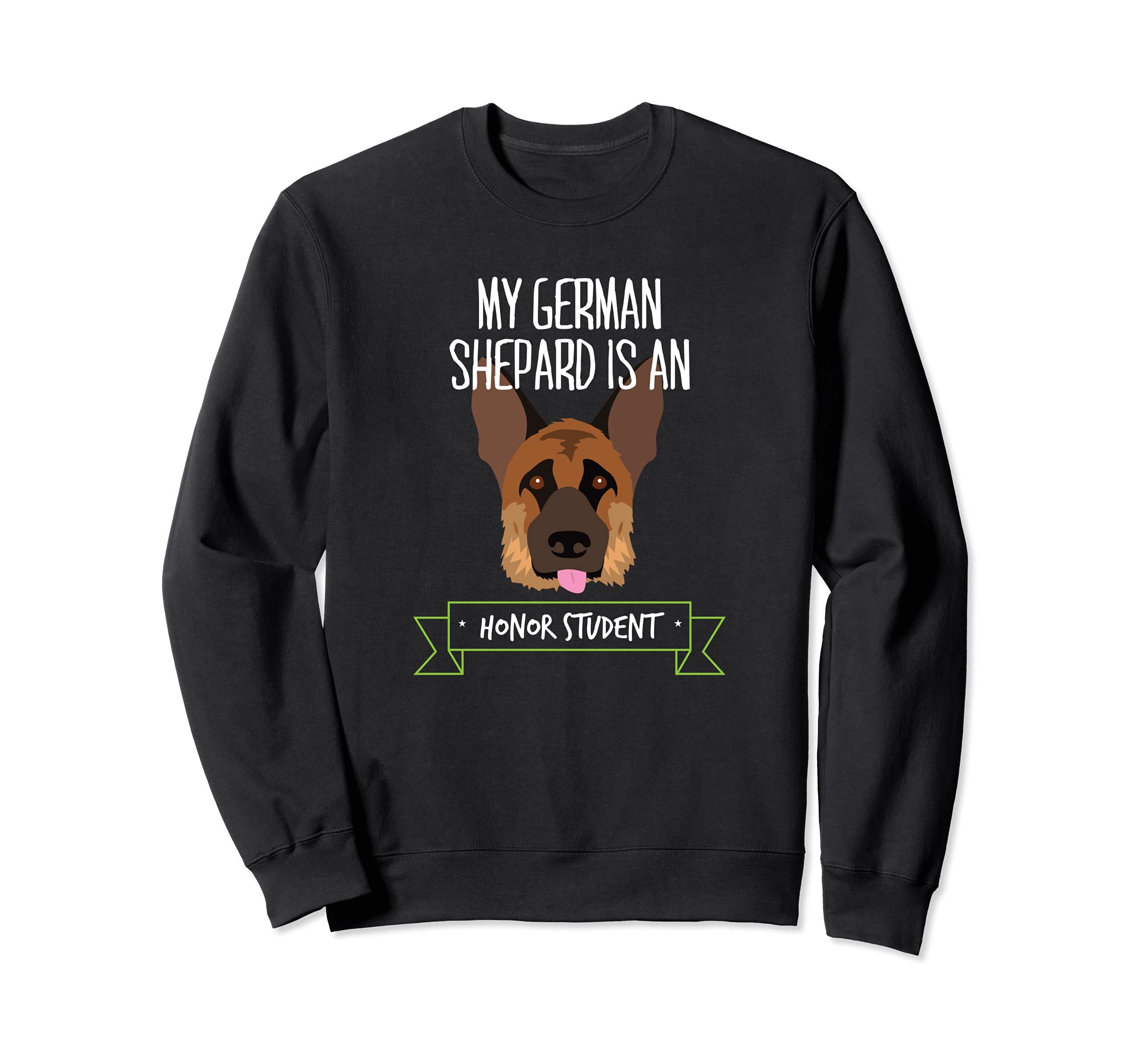 German Shepard Dog Training Sweatshirt, Black