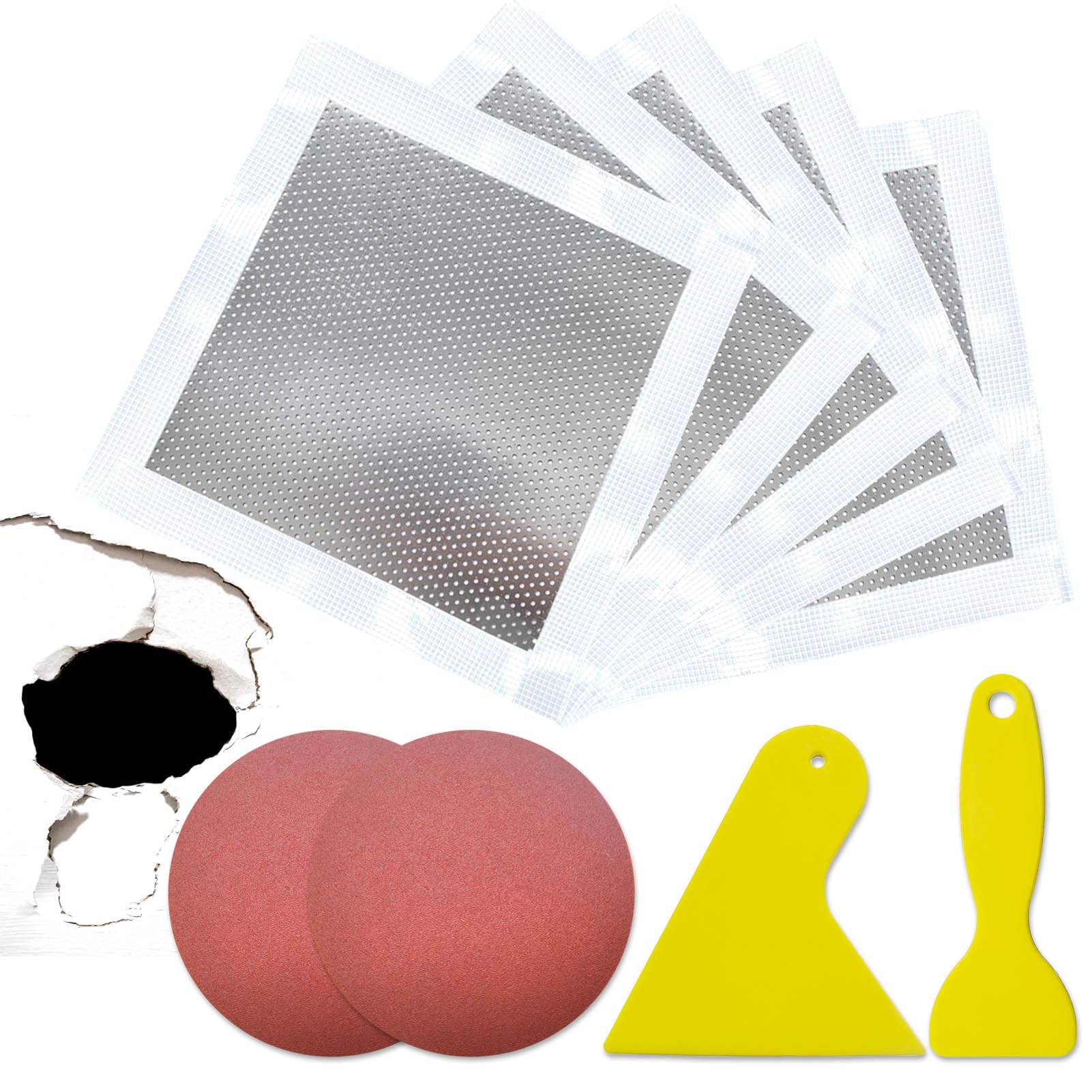 Riparazione Fori Nel Muro - Dischetti Per Riempire Buchi E Fissare Tasselli 24 Pezzi