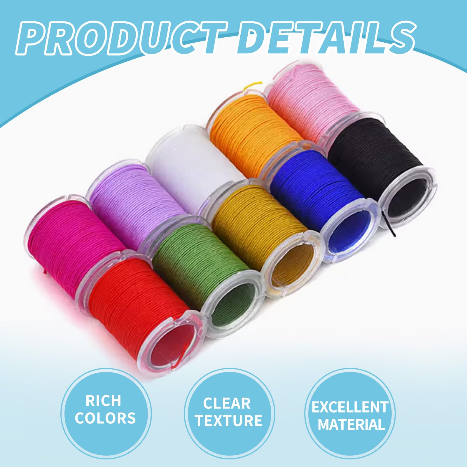 Corde En Nylon Tressé Ciré – 5/8" X 8' (16mm X 2.44m) – Matériel Neuf