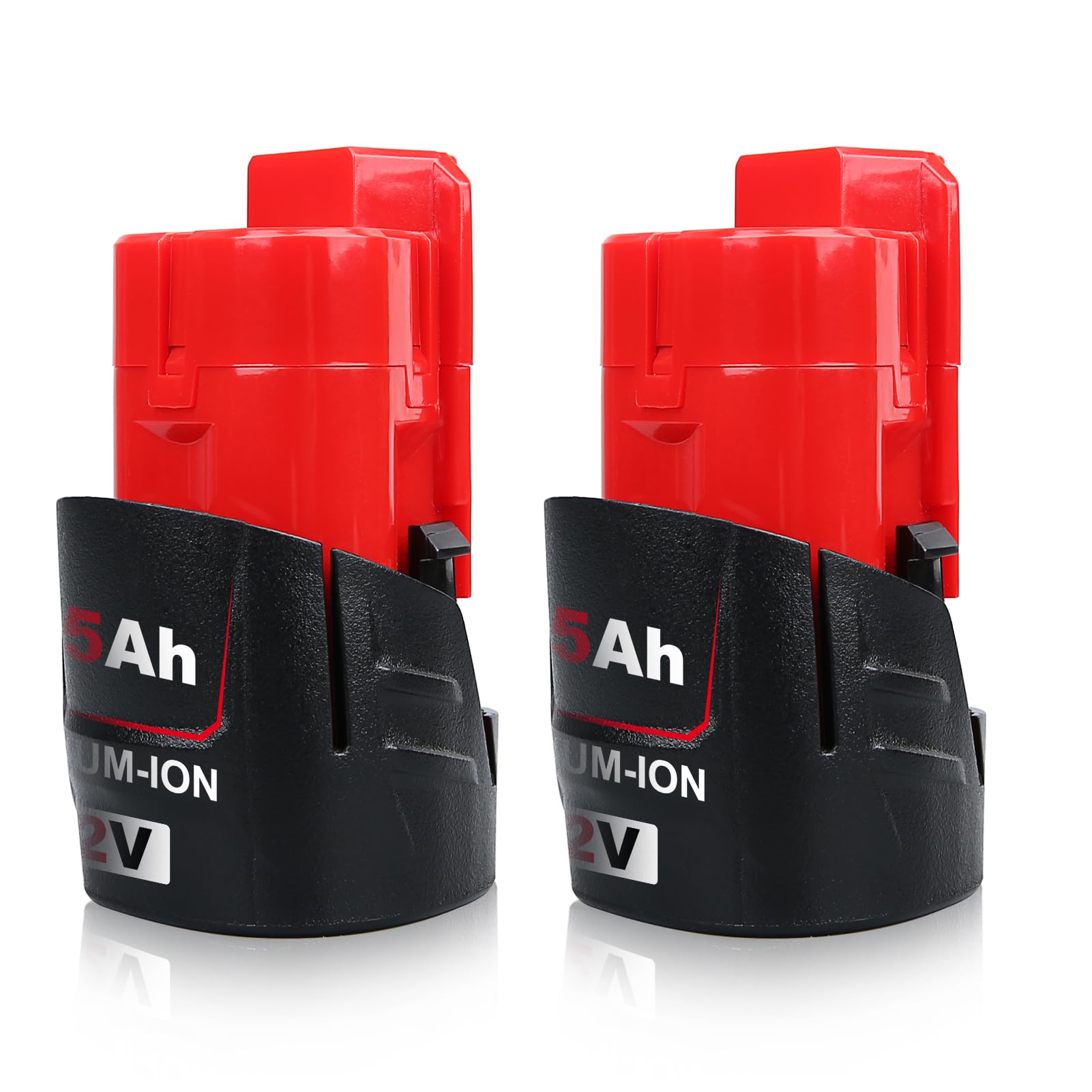 2Packs 48-11-2421 12V 3.5Ah Lithium Battery Replacement for Milwaukee 12V Battery 48-11-2420 M-12 48-11-2411 48-11-2420 48-11-2402 C12B C12BX 48-59-1812 2510-20