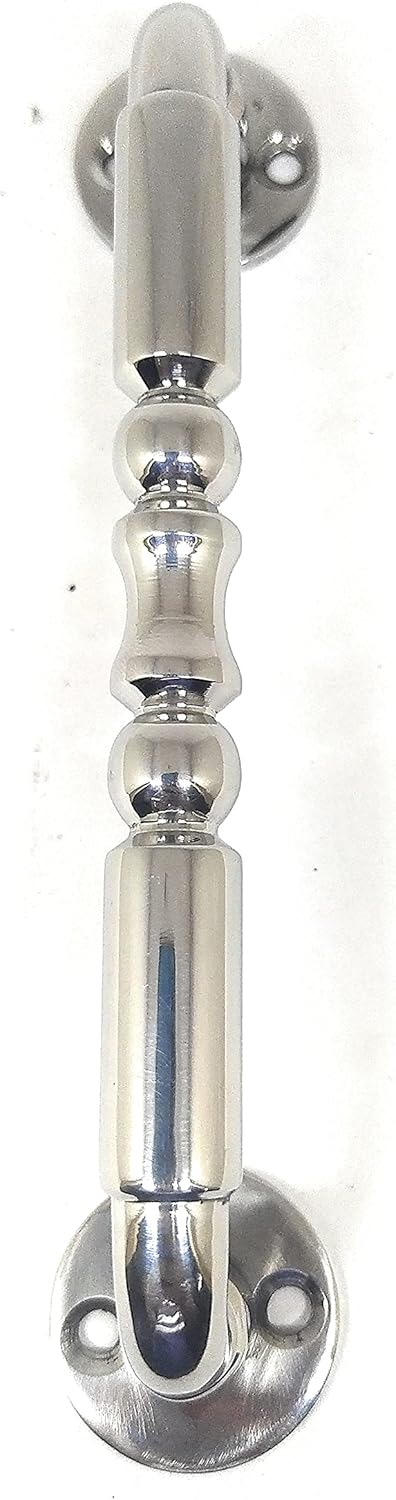 Ssiskcon 6" Barn Door Handles Stainless Steel Sliding Pull Handle Heavy Solid 14mm x 6"in Mirror Polished 32(629) Entry Gates Garages Sheds Doors Ferrari pack of 1