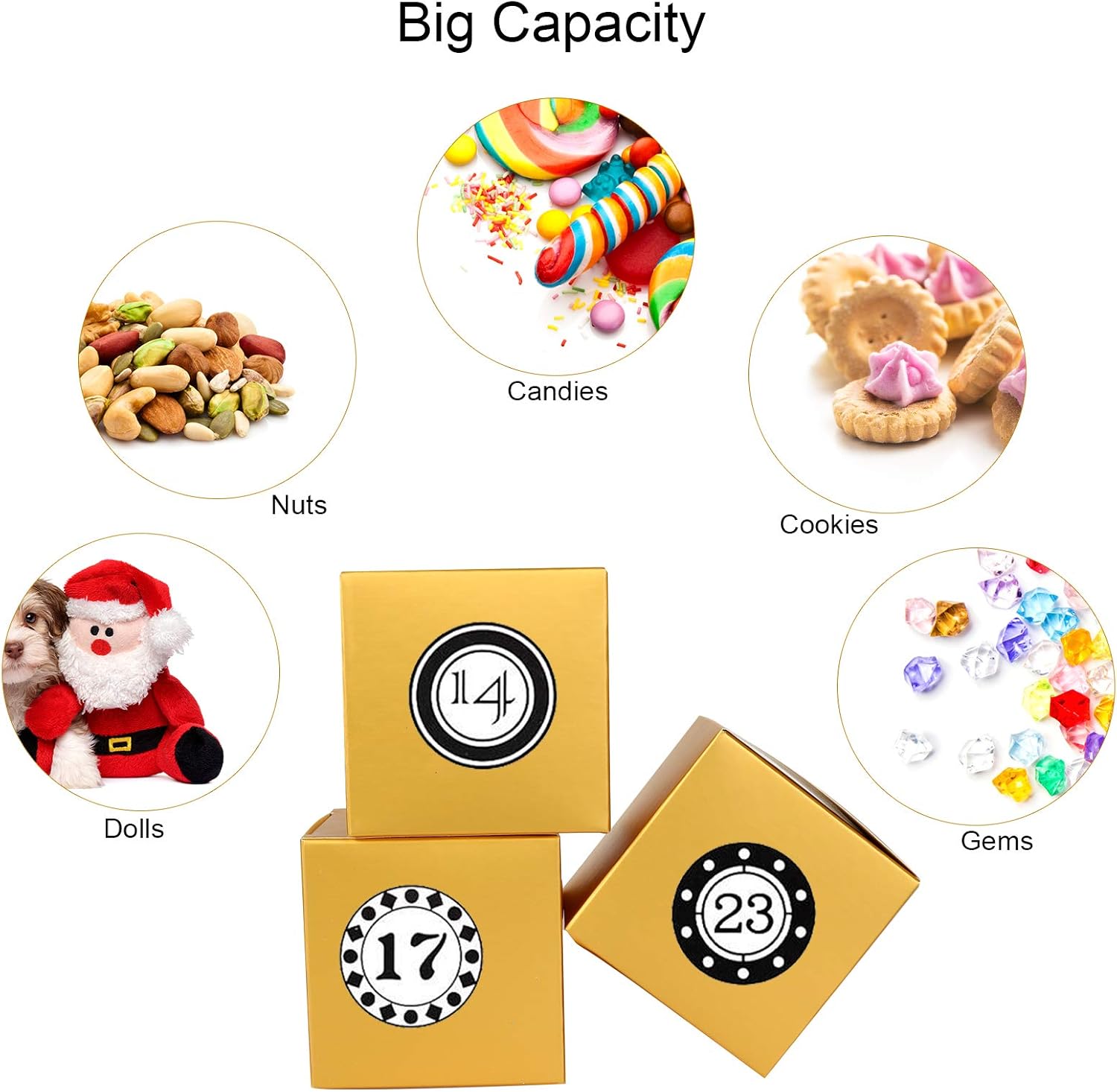 Sinwind Advent Calendar 2020, Christmas Advent Calendar Box, Diy Advent