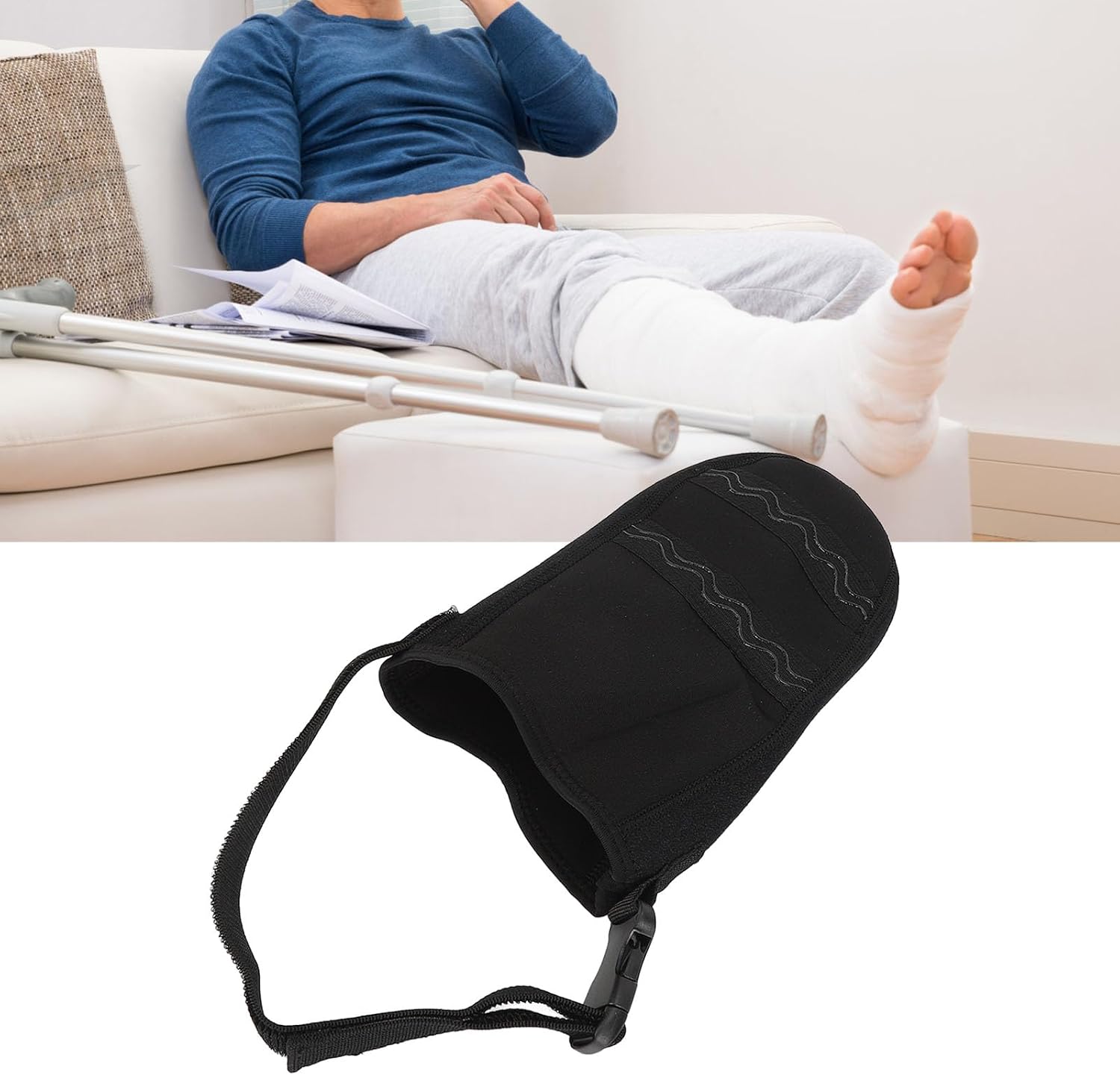 Cast Sock Cover for Foot Socks for Casted Foot with Elastic Band