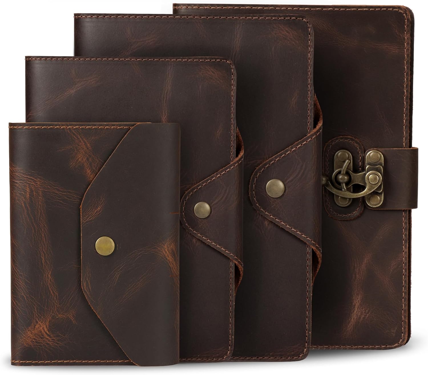 Londo Genuine Leather Portfolio – Padfolio with Notepad & Snap Closure for Business, Office & Travel