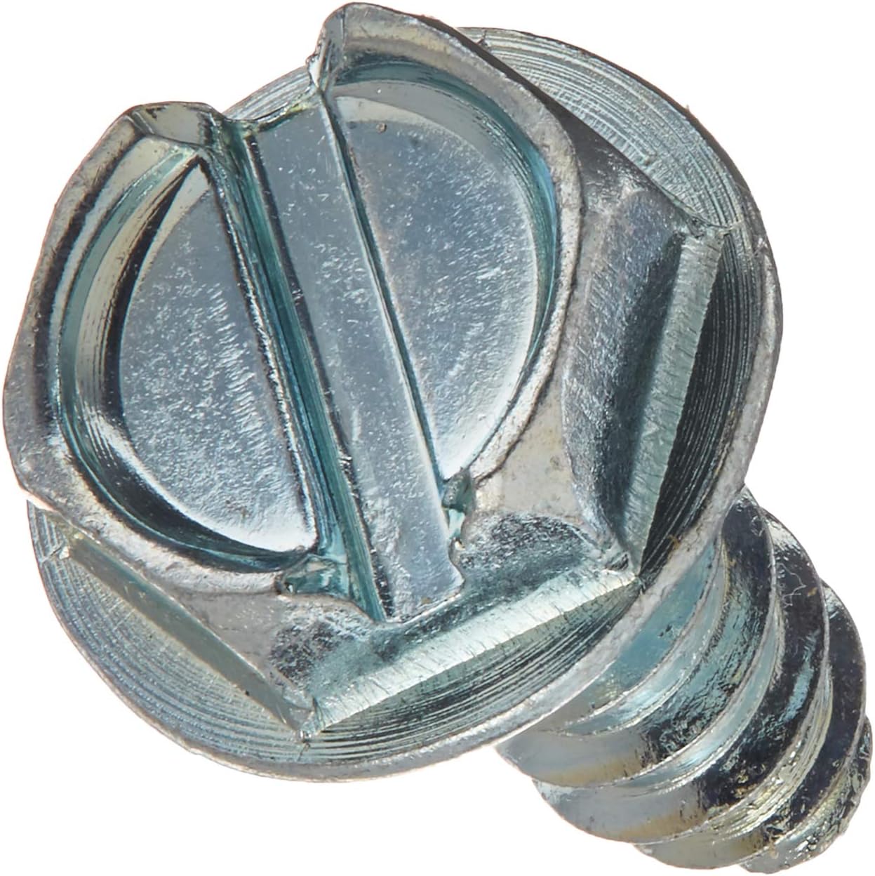The Hillman Group 41016 Hex Washer Head Slotted Sheet Metal Screw, 10-Inch x 1/2-Inch, 100-Pack