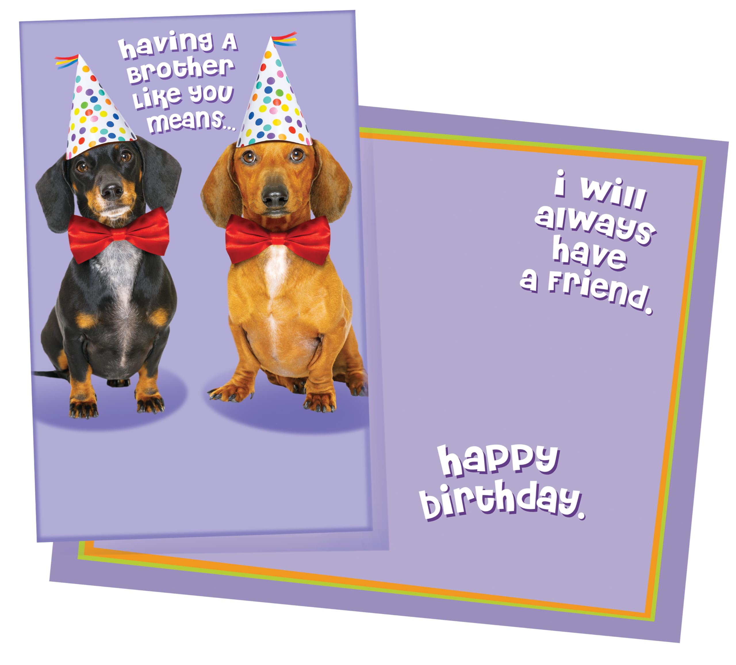 Chuck's Card-O-Rama Geburtstagskarte Für Bruder – 12,7x19,7 Cm, Inkl. Umschlag, Made In USA