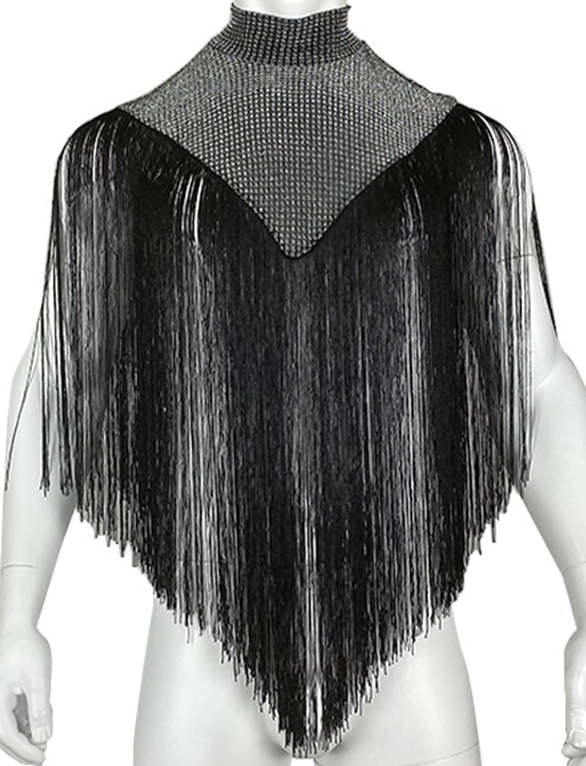Panegy Men's Tassel Shrug Tank Top Clubwear Disco Rave Outfits