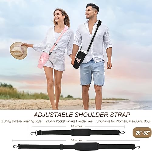 Miniatura 118 de Initial Water Bottle Holder with Strap for Stanley 40 oz Tumbler/Simple Modern 40 oz Tumbler,Water Bottle Carrier Bag with Strap,Personalized A-Z