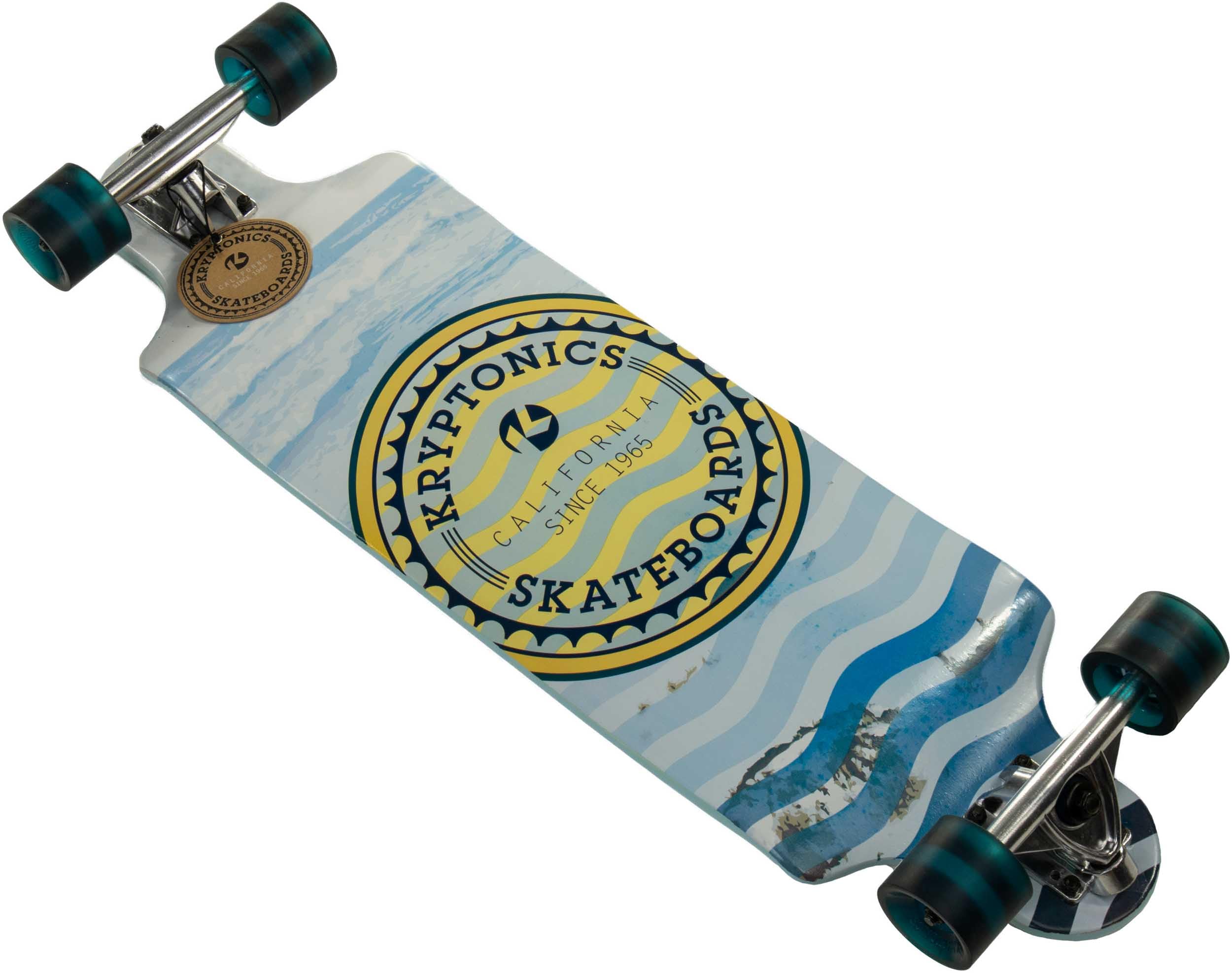 Krypto longboard twin heat waves abec7