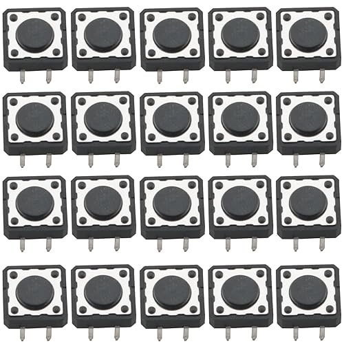 20 unids 0.472x0.472x0.169 in montaje en superficie botón micro interruptor enchufe en 4 pines para electrónica de consumo electrodomésticos control