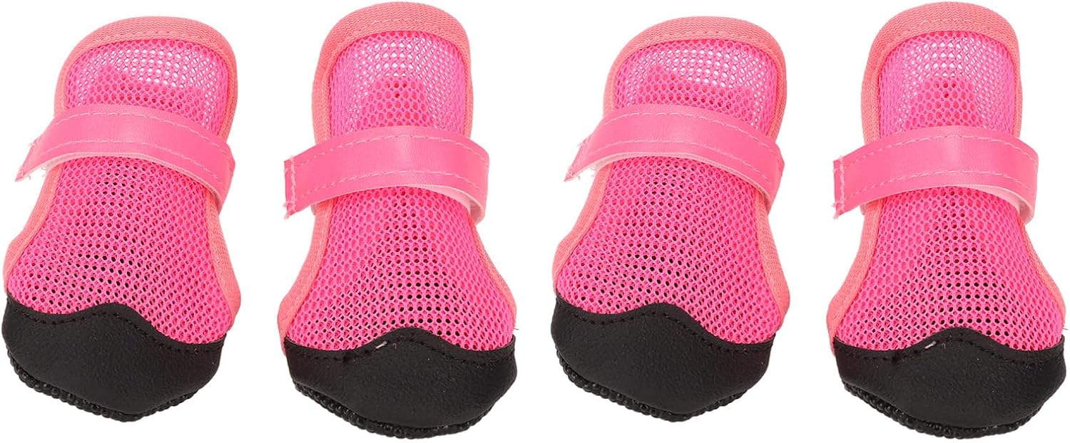 Mesh Dog Shoes for Summer Hot Pavement, Cute Comfortable