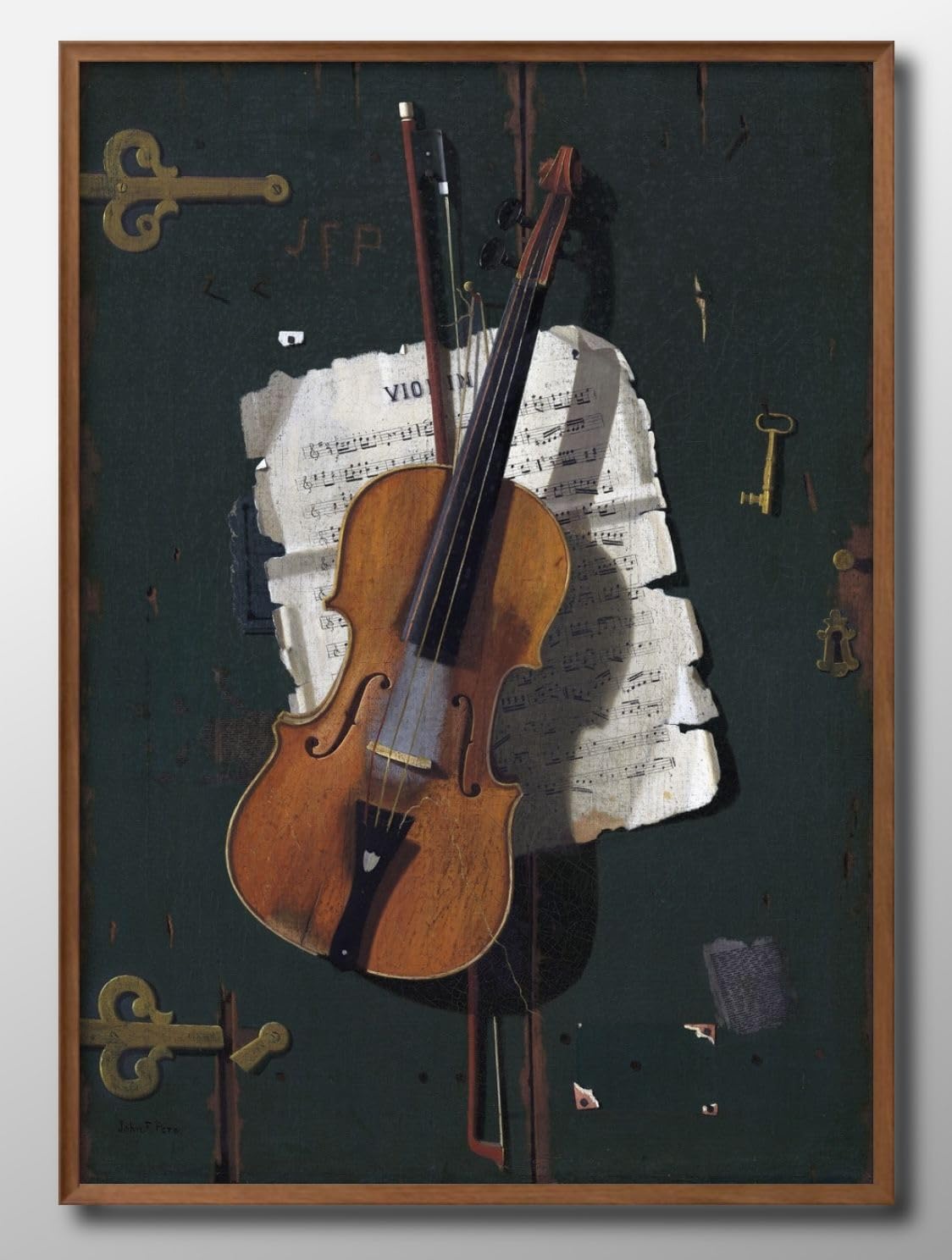 オールドバイオリン(インテリア向き) Amazon.co.jp: ジョン フレデリック ピートー 古いバイオリン A3