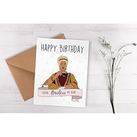 Best Bridgerton Birthday Gift: The Queen- Flawless Card