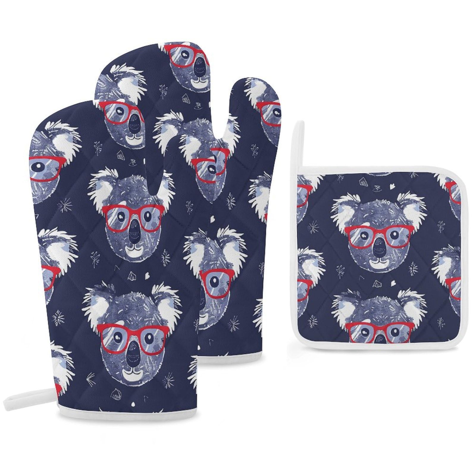 Gants de cuisine et maniques Koala gants de cuisine résistants à la chaleur