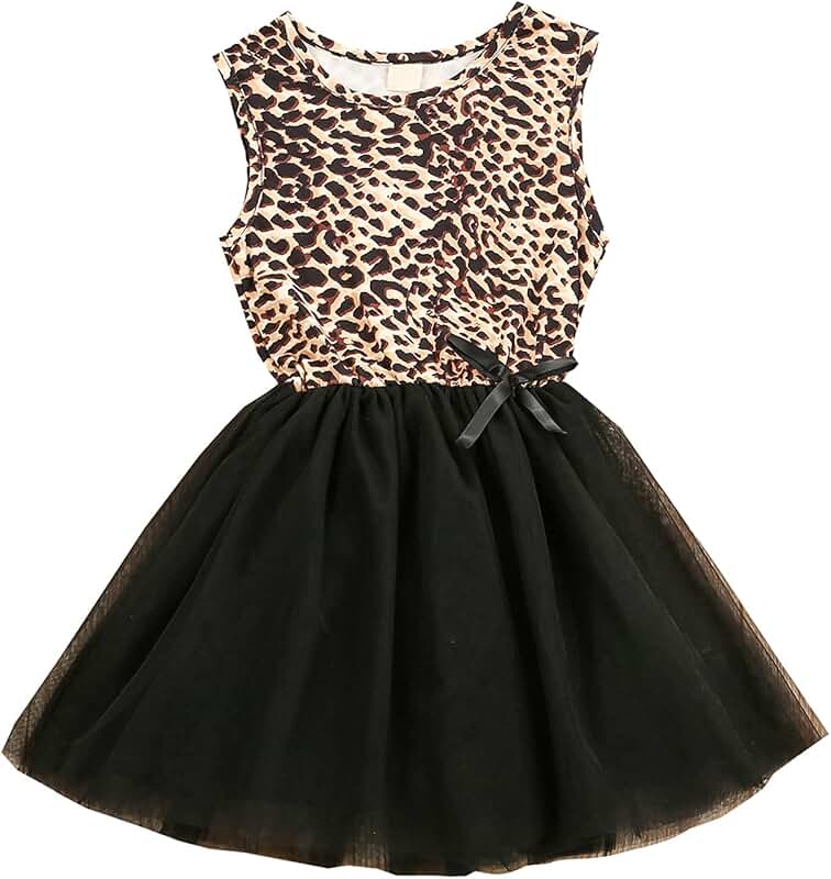 Amazon.co.uk girls leopard print dress