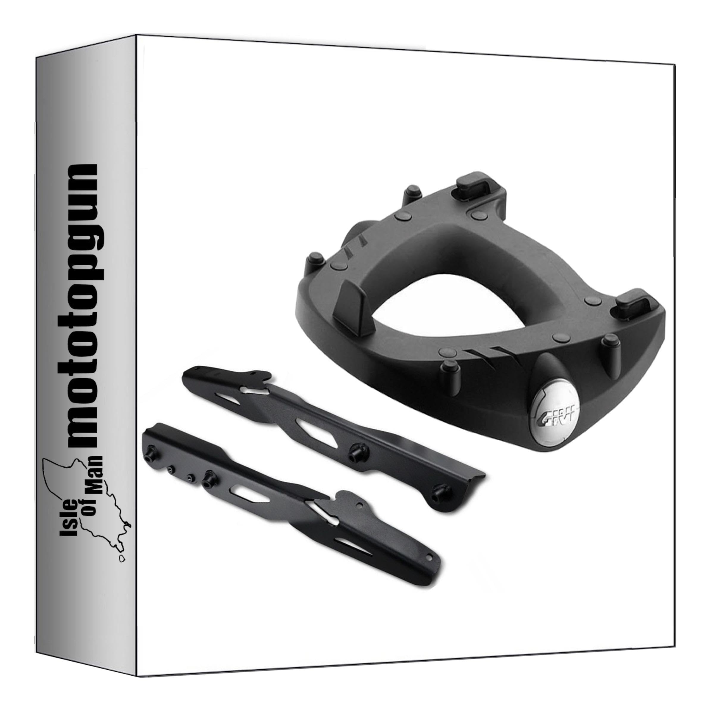 givi topcase träger für monokey koffer + träger kompatibel mit piaggio mp3 hpe 530 exclusive 2022 2023 2024 mototopgun sr5619 + m5