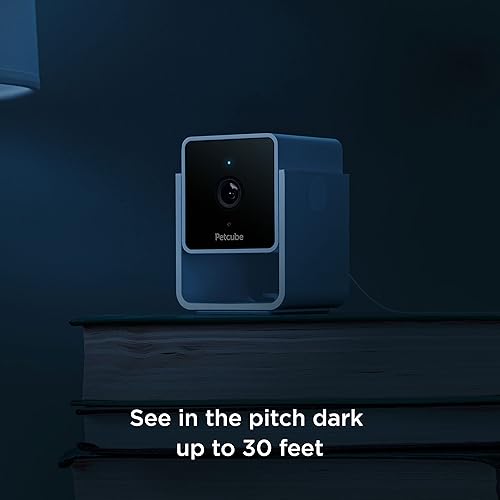 Miniatura 8 de Petcube Cámara de seguridad para interiores con video HD de 1080p, audio bidireccional, detección de movimiento y aplicación de teléfono, cámara