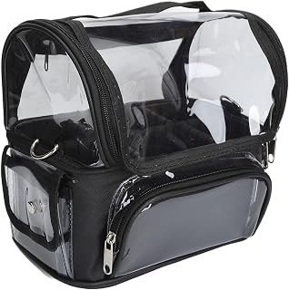 Large Capacity Hairdressing Tool Storage Bag with Professional Design, Visible Storage Bag, Durable Material, and Multiple Pockets for Hair Stylists and Cosmetologists