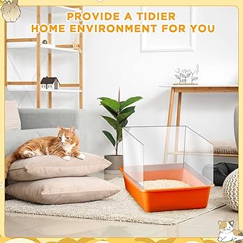 Amazon | Zubebe 猫用トイレボックス おしっこ用シールド 両面