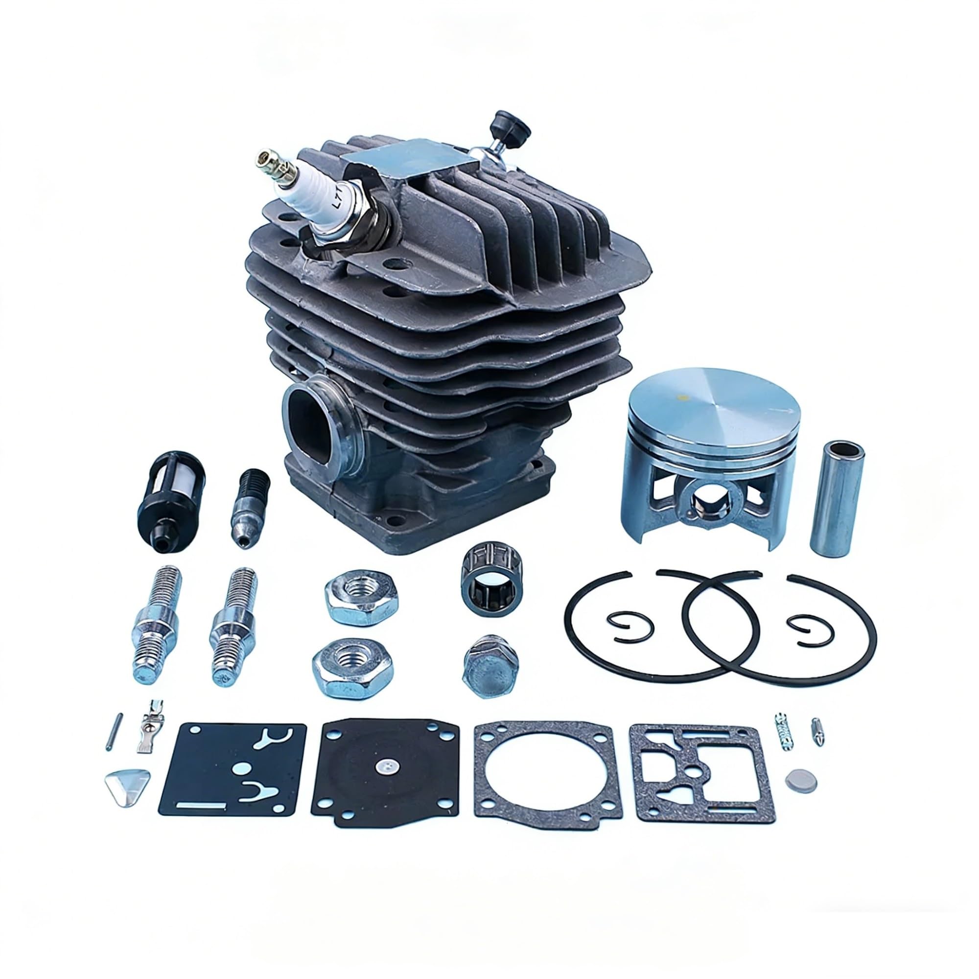 Kit Cylindre Piston 50mm pour Tronçonneuse MS440 044 - Pièce 1128 020 1227