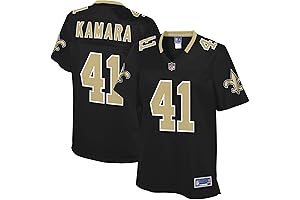 NFL PRO LINE Women's Alvin Kamara Black New Orleans Saints Team Replica Player Jersey