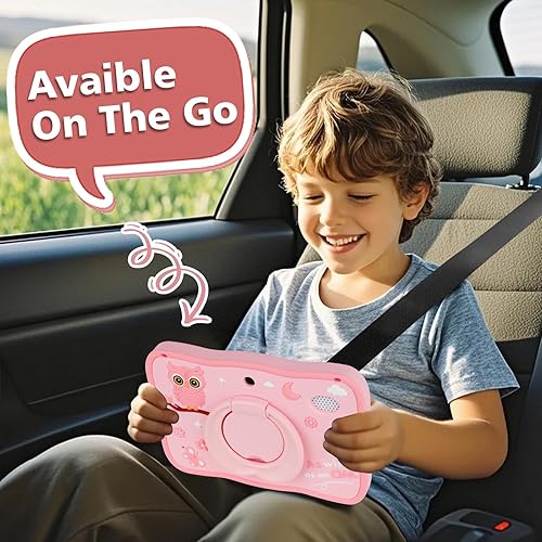 Miniatura 3 de Tableta para niños de 32 GB para niños de 3 a 7 años con mucho contenido fuera de línea, tabletas para niños pequeños de 7 pulgadas, software para