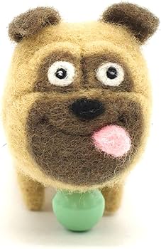 Amazon | パグ羊毛フェルト レッスンキット初心者详细制作说明（6.5x4