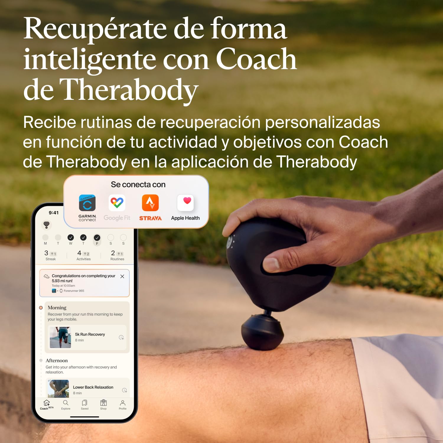 Therabody TheraGun - Mini pistola de masaje para aliviar el dolor, terapia de percusión negra de 3ª generación