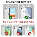 POPIO Military-Grade Gorilla Tempered Glass Screen Protector for iPhone 11 / iPhone XR | 9H Hardness, Edge-to-Edge, Bubble-Free gallery image