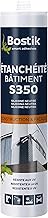 Masilla de silicona neutra especial para construcción, 300 ml, color blanco