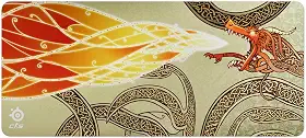 SteelSeries QcK Gaming Mousepad — CS2 Dragon Lore — Dimensões XXL — Tamanho para cobrir mesas — Peak Tracking and Stability — para gêneros de jogos FPS, ação e RPG