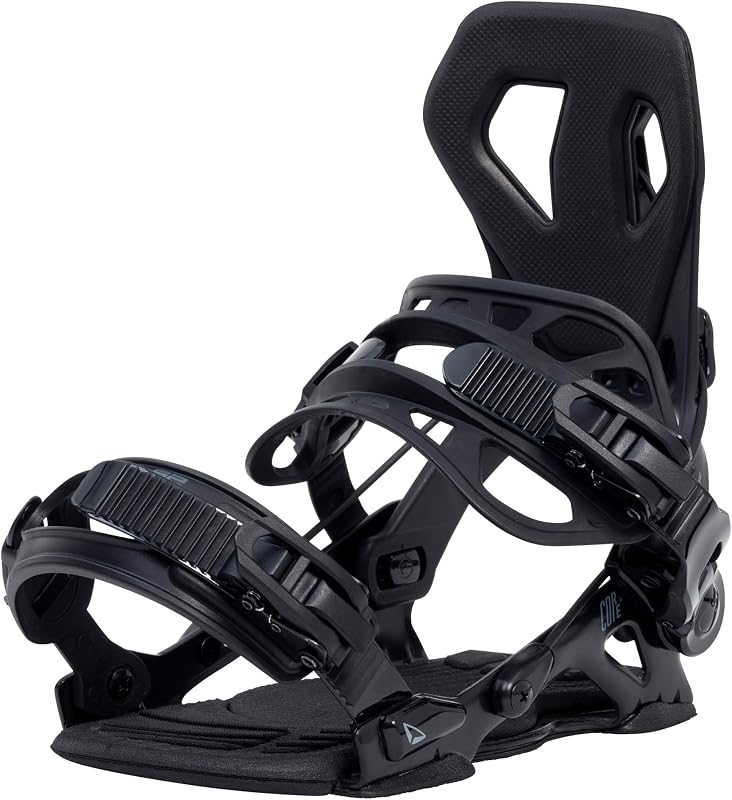 Snowboard Binding Core | Patented FASTEC System | Hybrid with Fast Entry + Strap in | Performance + Comfort | for Women & Men