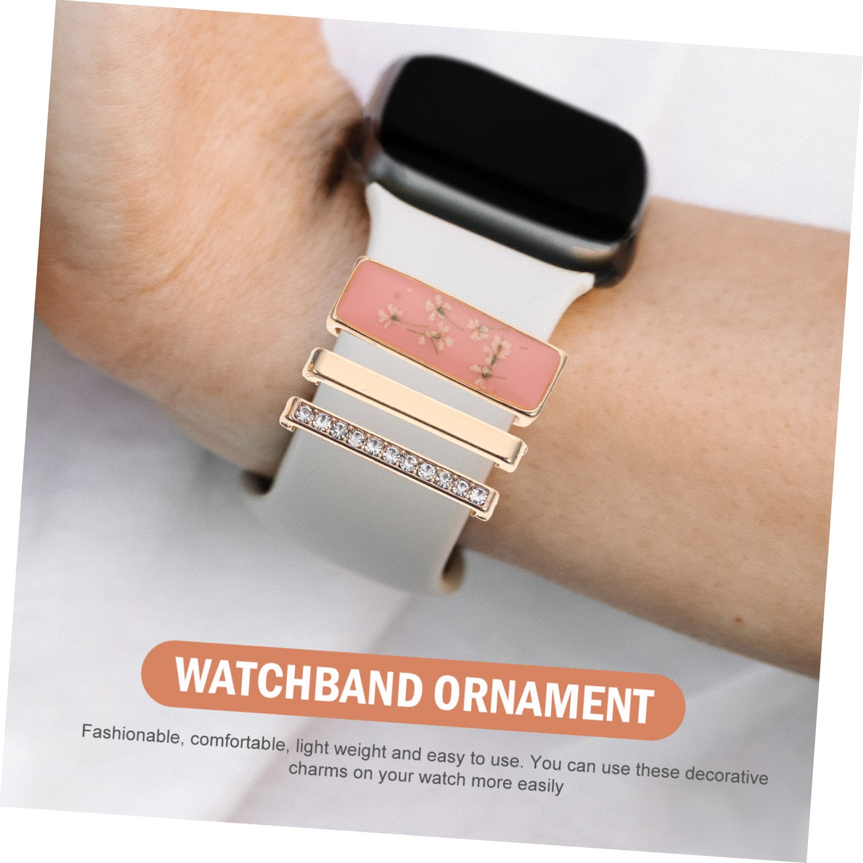 Hemobllo 6sets Ciondoli Decorativi Per Cinturini Smartwatch Da Anelli Decorativi Per Accessori Eleganti Per Cinturini Design Unico e Leggero Compatibile Con Modelli Per Regali Familiari e