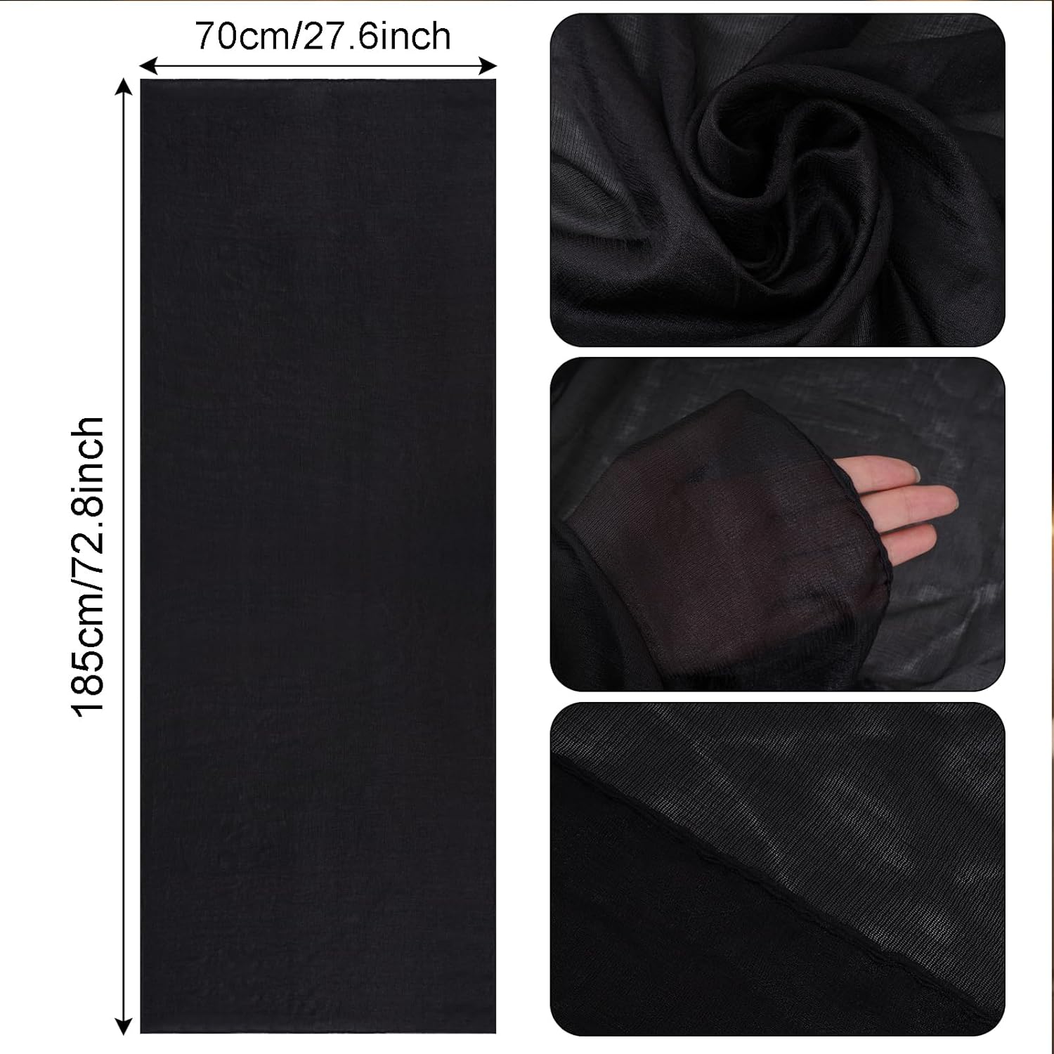 Women's Pashmina Shawls and Wraps for Evening Dresses Wedding Shawl Wraps Bridal Scarve for Women Bridesmaid Scarf - Image 2